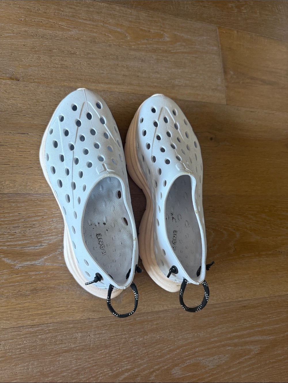 Kids White Slip-On Water-Friendly Shoes